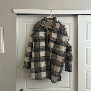 Gorgeous Heavy Duty Flannel Shirt Jacket